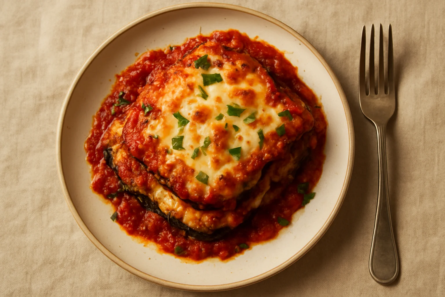 Aubergines à la parmesane