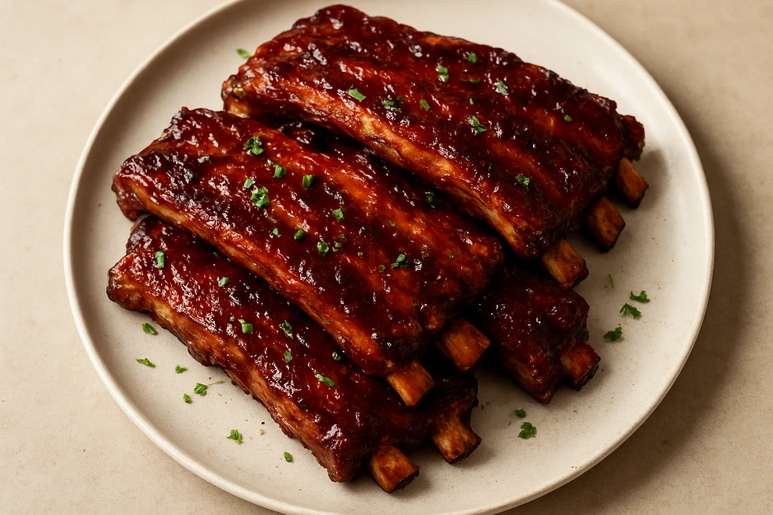 Travers de porc BBQ
