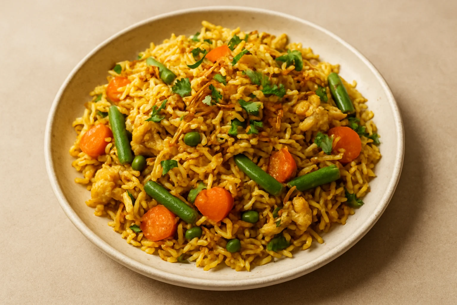 Biryani de légumes