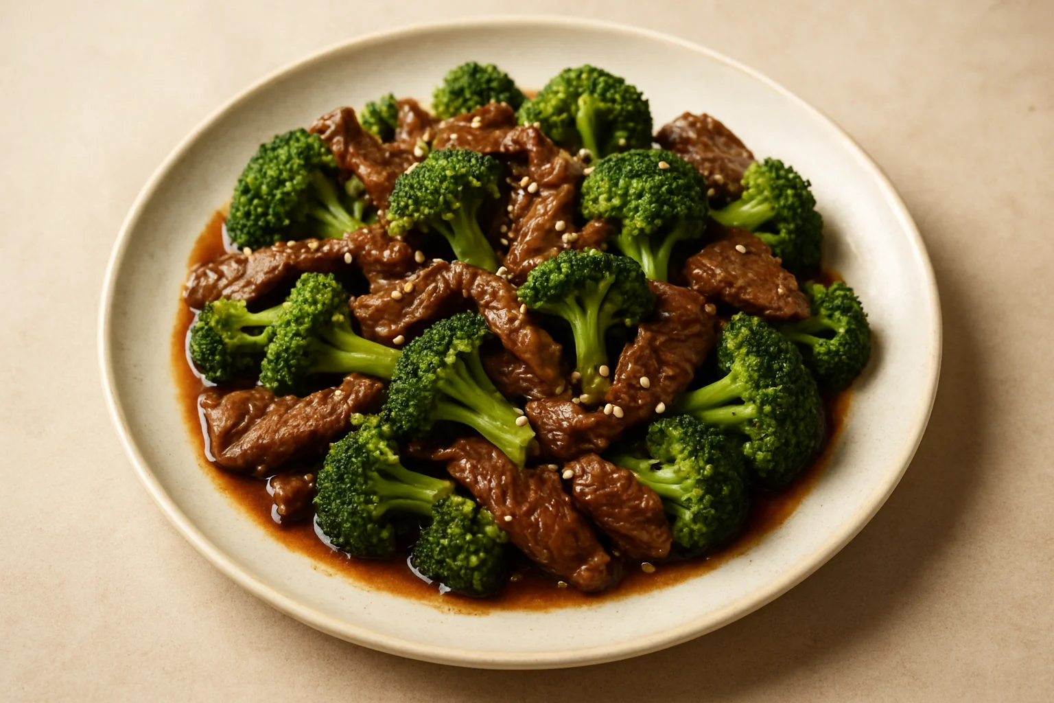 Bœuf au brocoli