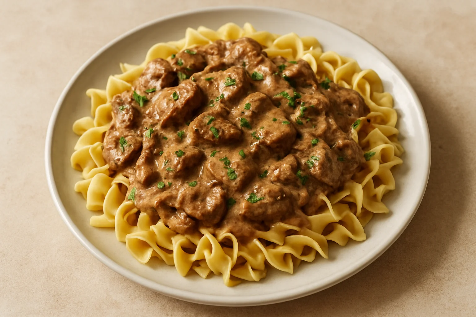 Bœuf Stroganoff