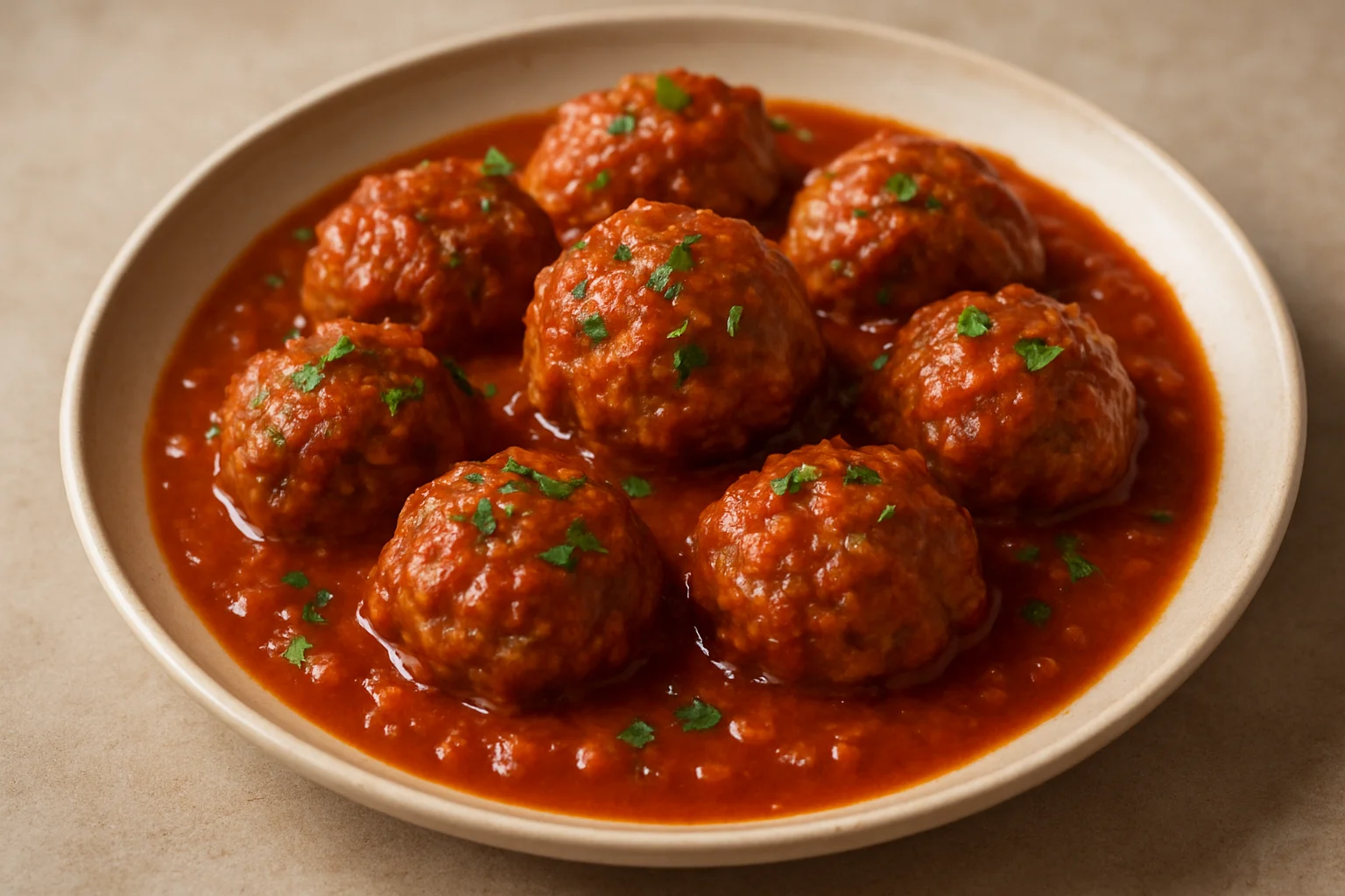 Boulettes à la sauce tomate
