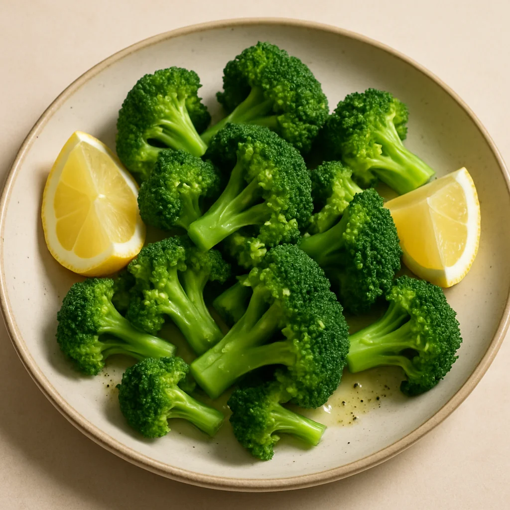 Brocoli vapeur au citron