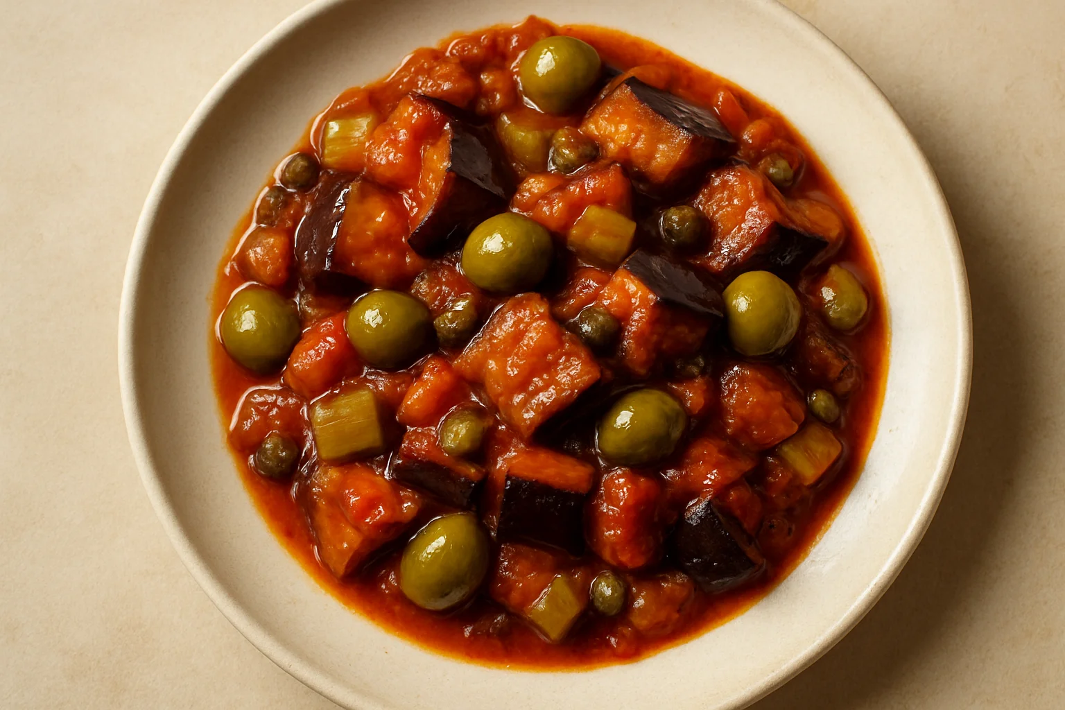 Caponata sicilienne