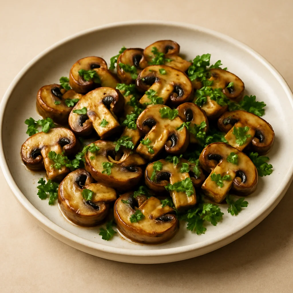 Champignons en persillade