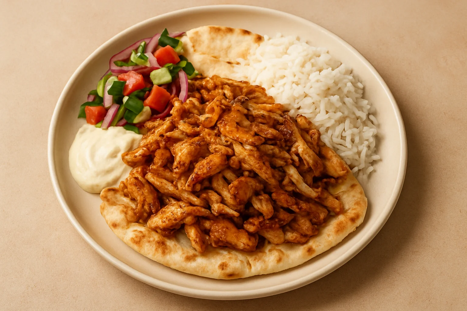 Chawarma de poulet