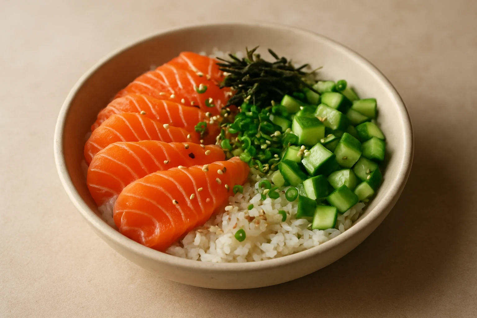 Chirashi au saumon