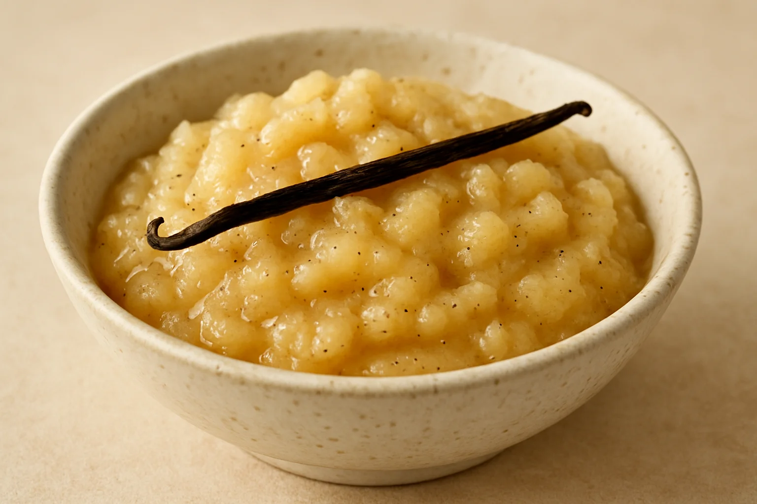 Compote poire-vanille