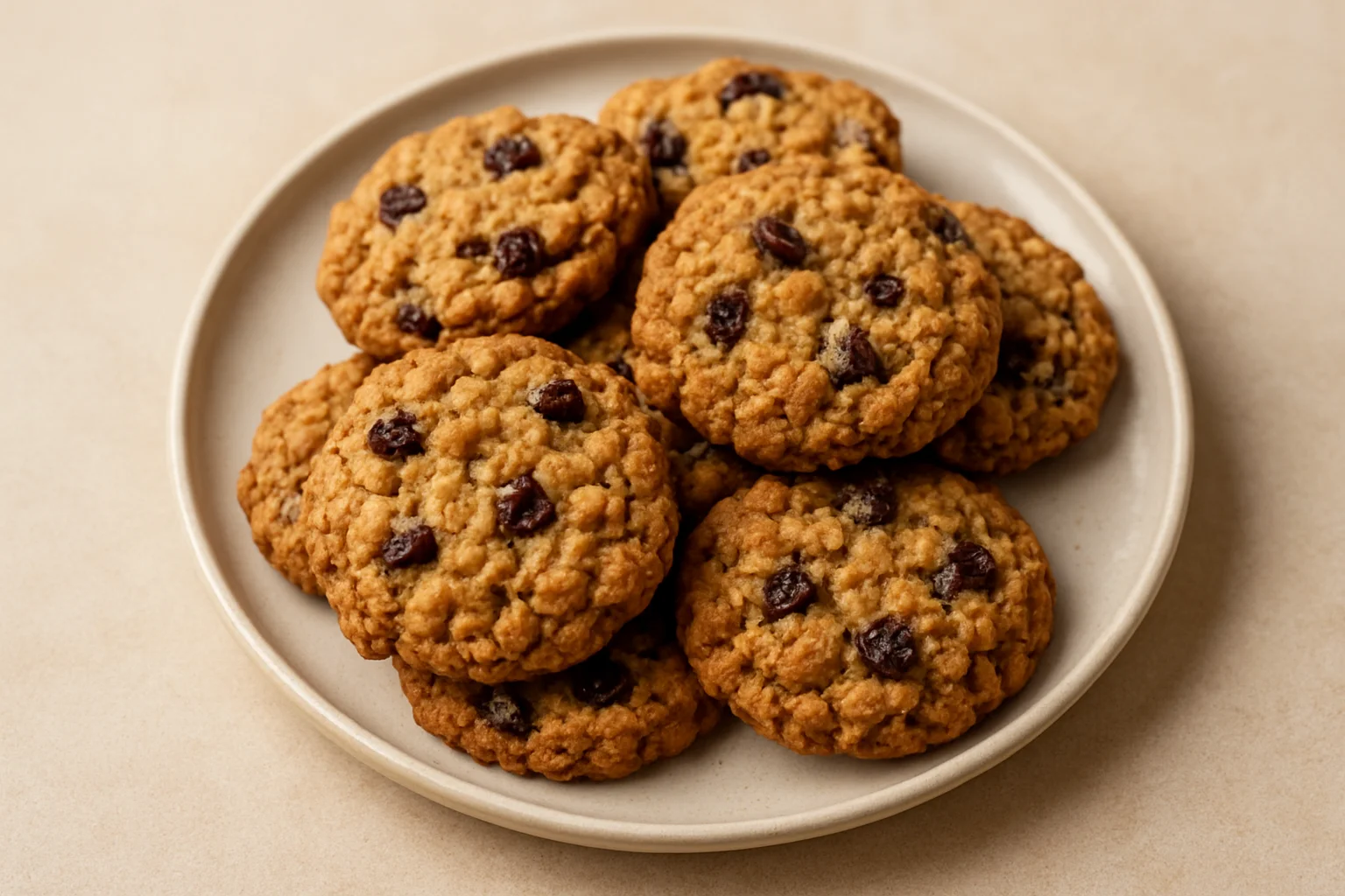 Cookies avoine-raisins