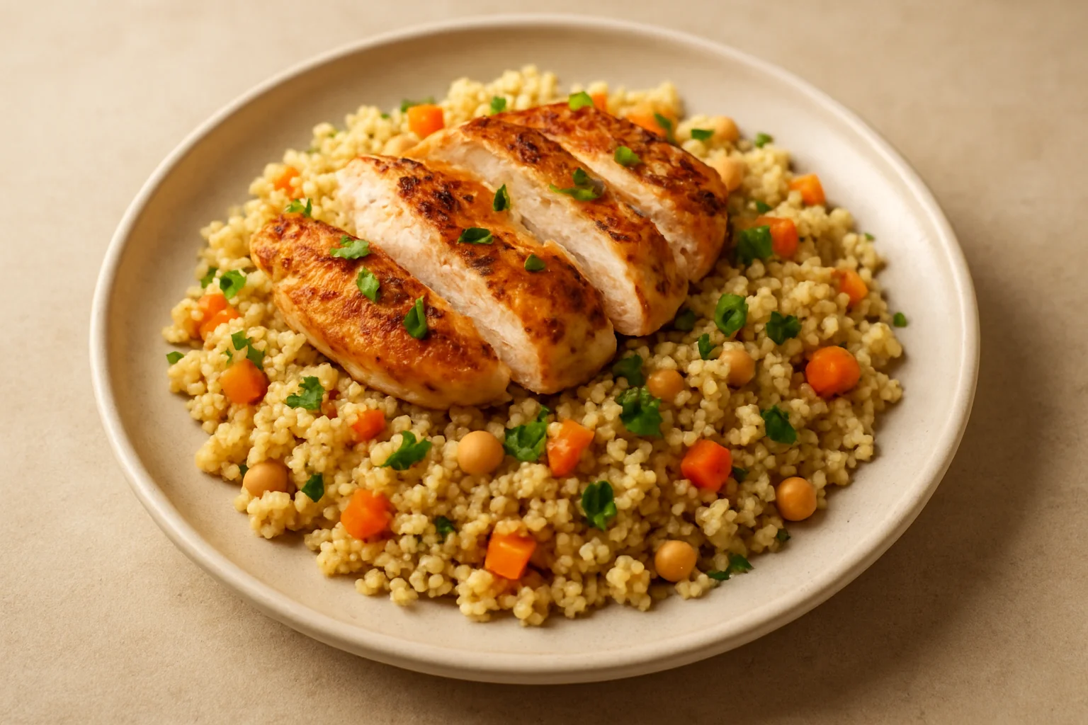 Couscous au poulet