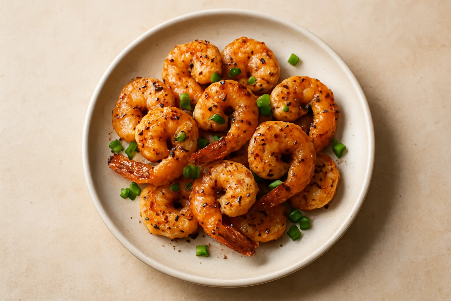 Crevettes sel et poivre