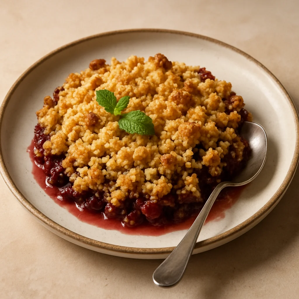 Crumble aux fruits