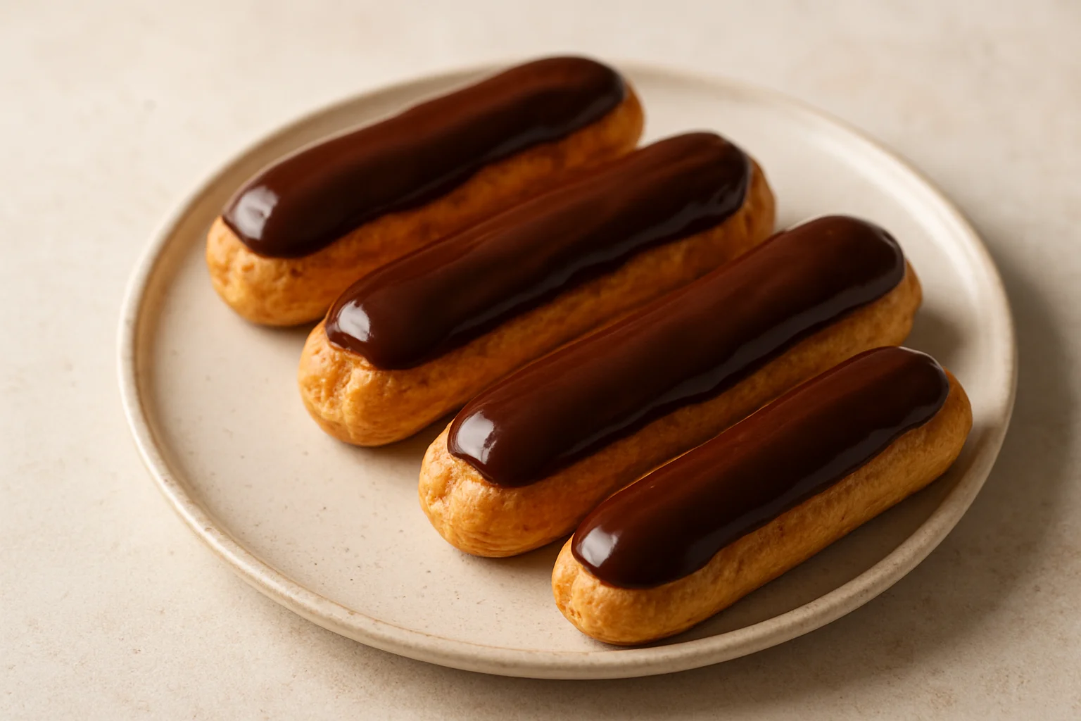 Éclairs au chocolat