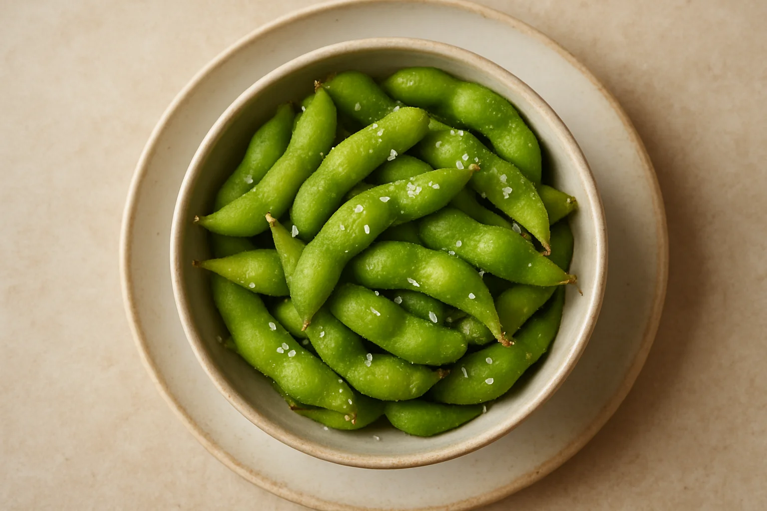 Edamame au sel