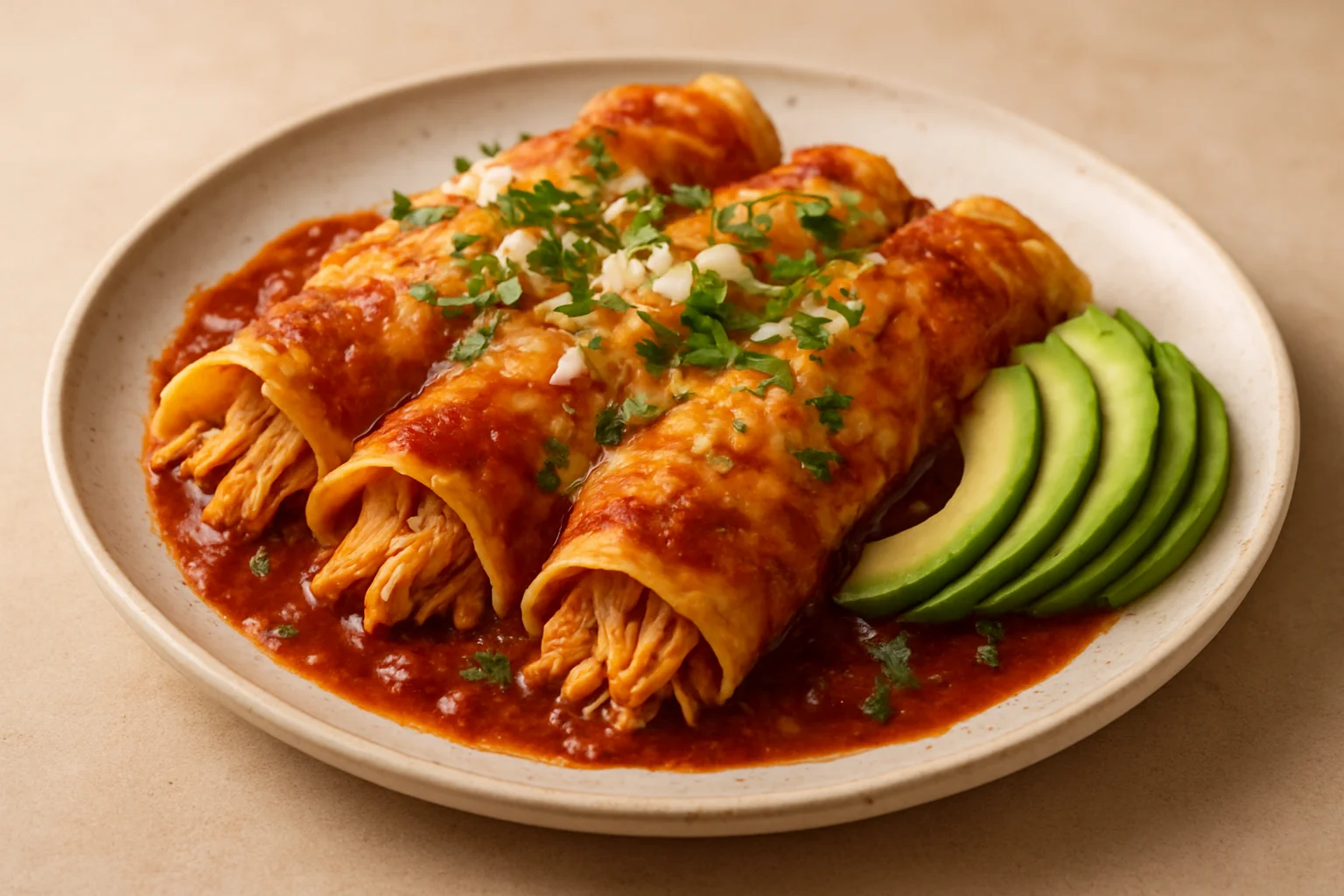 Enchiladas au poulet