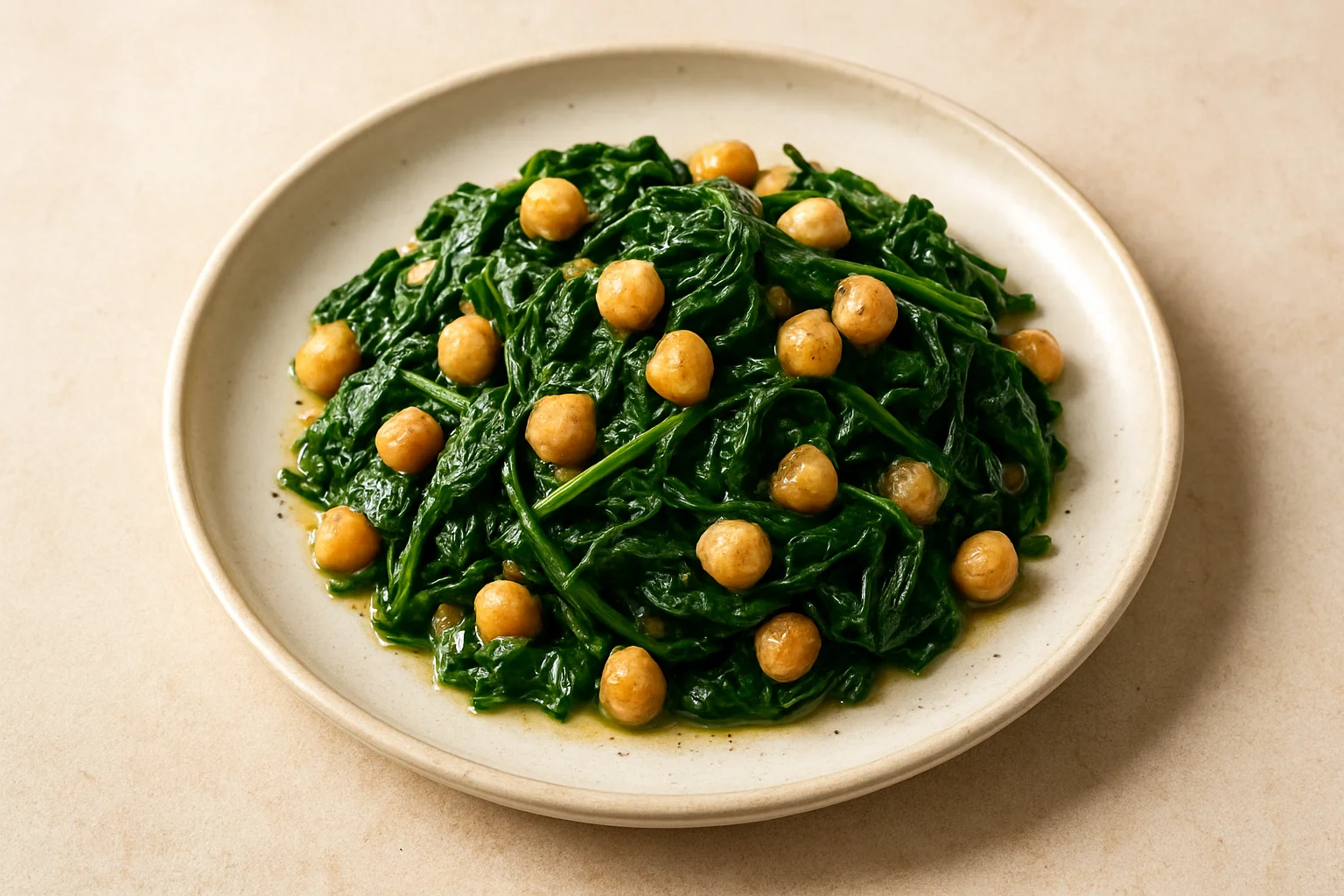 Épinards aux pois chiches