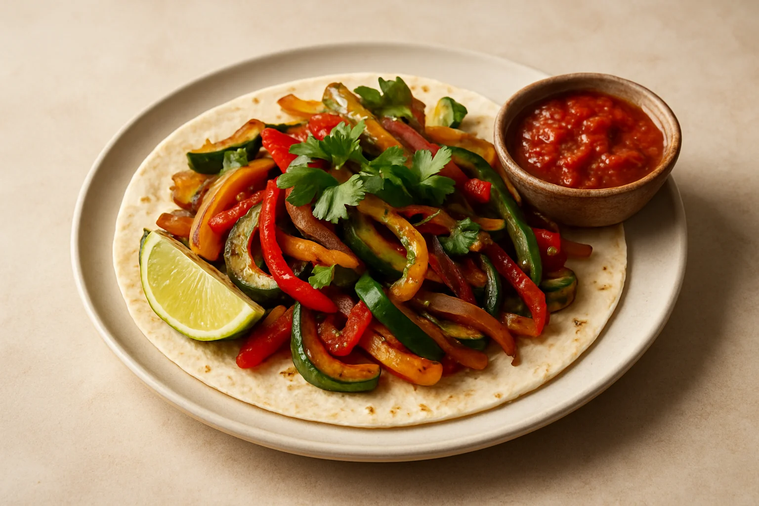 Fajitas de légumes