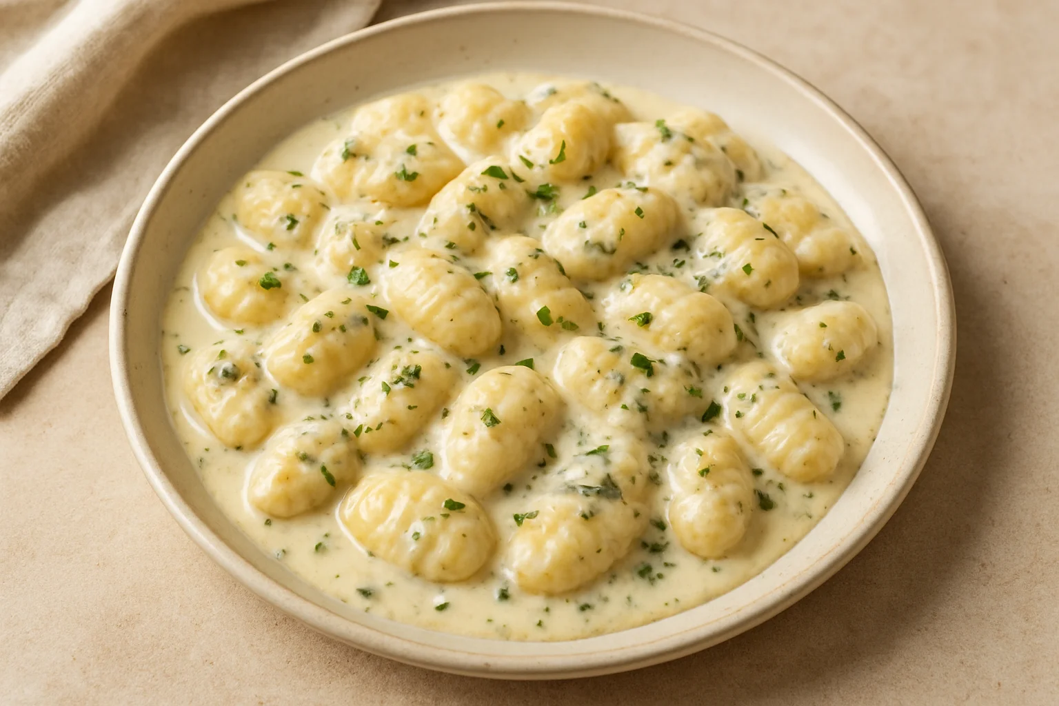 Gnocchi au gorgonzola