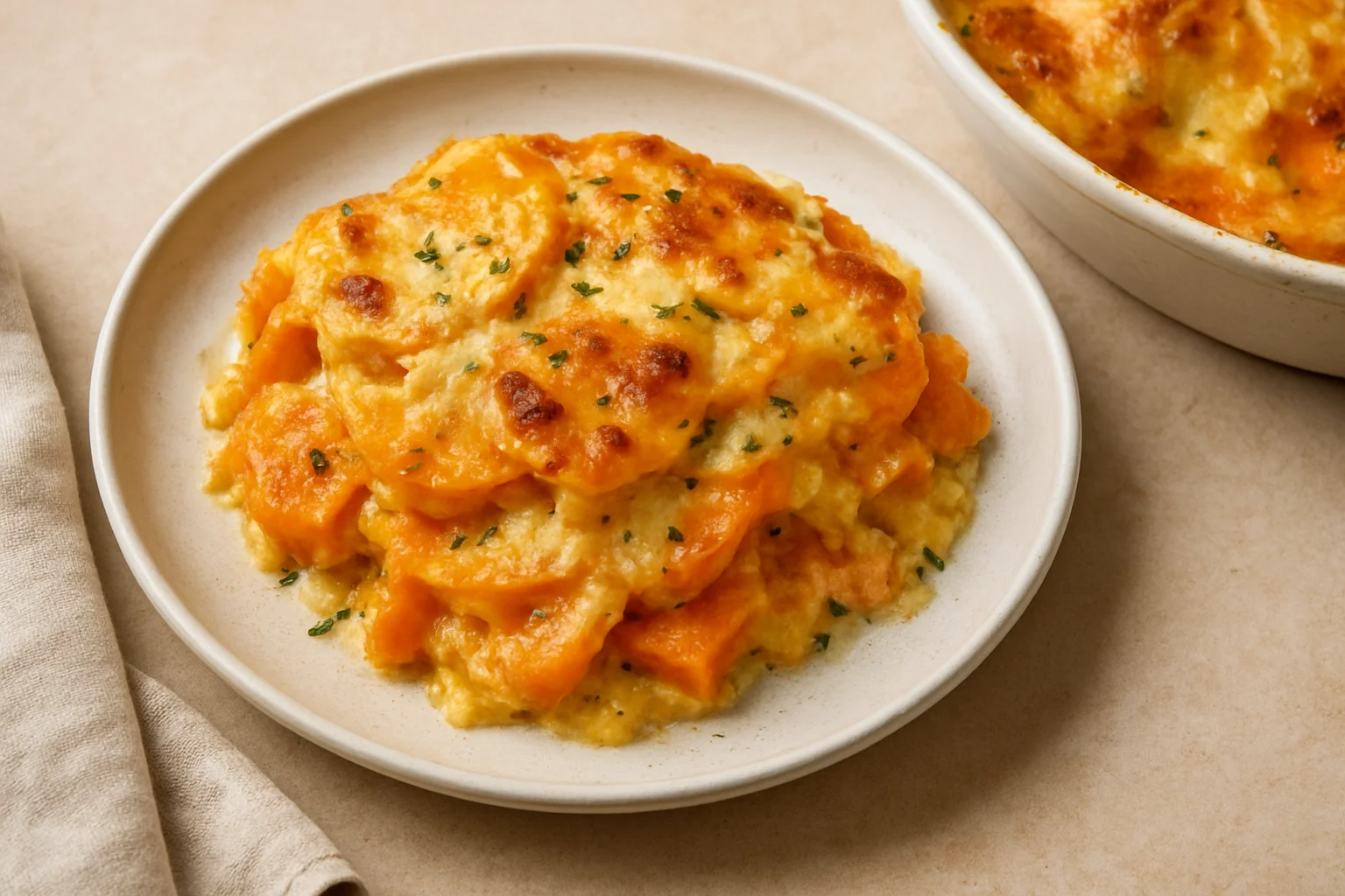 Gratin de butternut