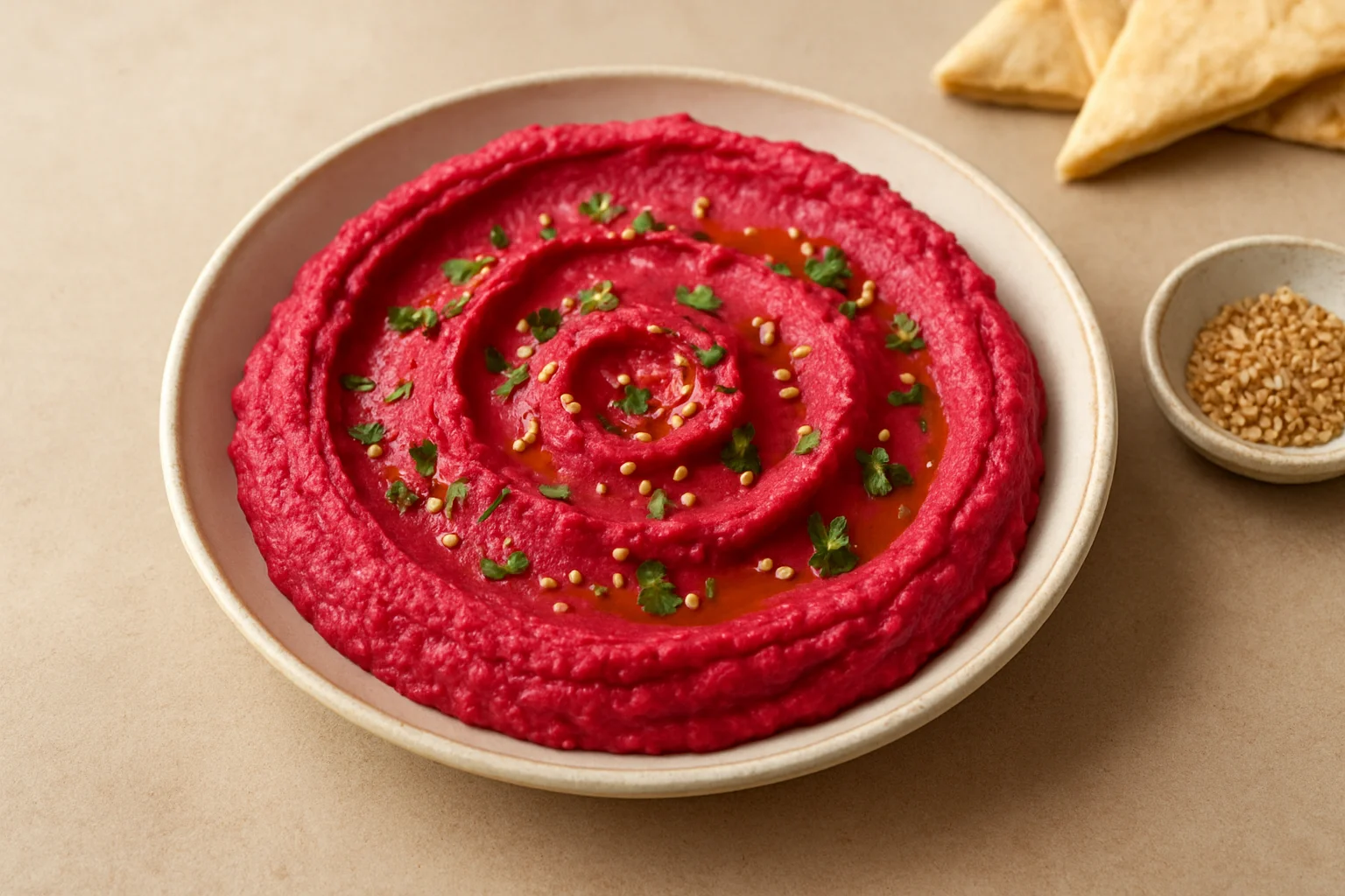 Houmous de betterave