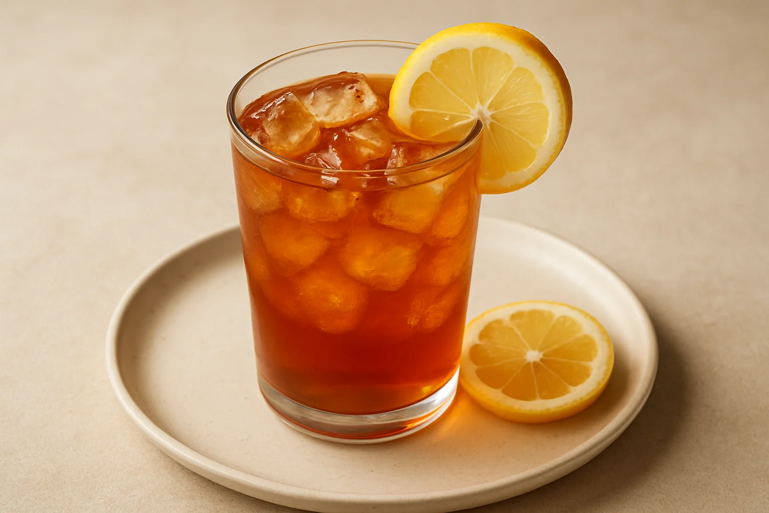 Thé glacé au citron