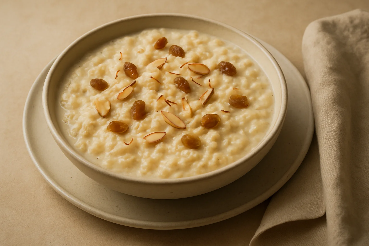 Kheer (riz au lait indien)