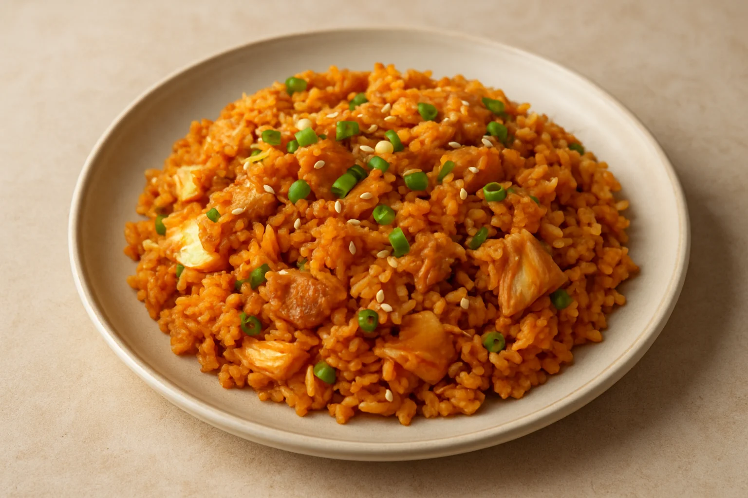 Riz sauté au kimchi