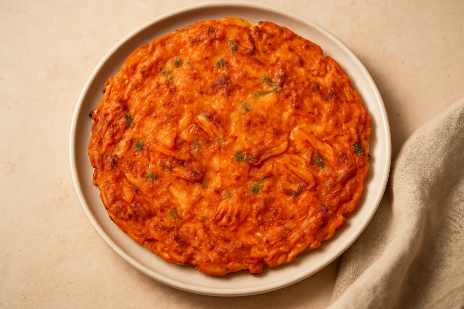 Galette de kimchi