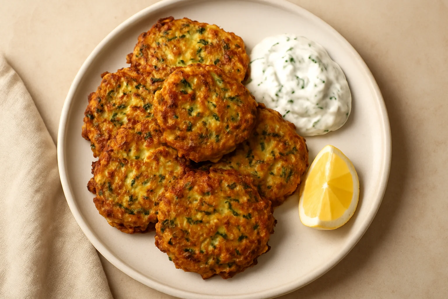 Galettes de courgette grecques