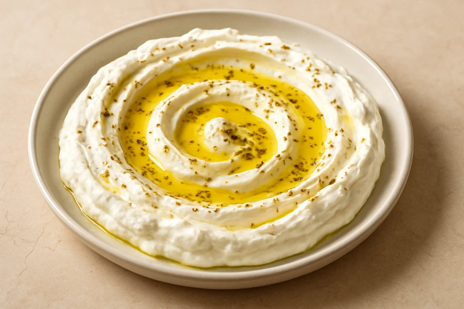 Labneh à l'huile d'olive
