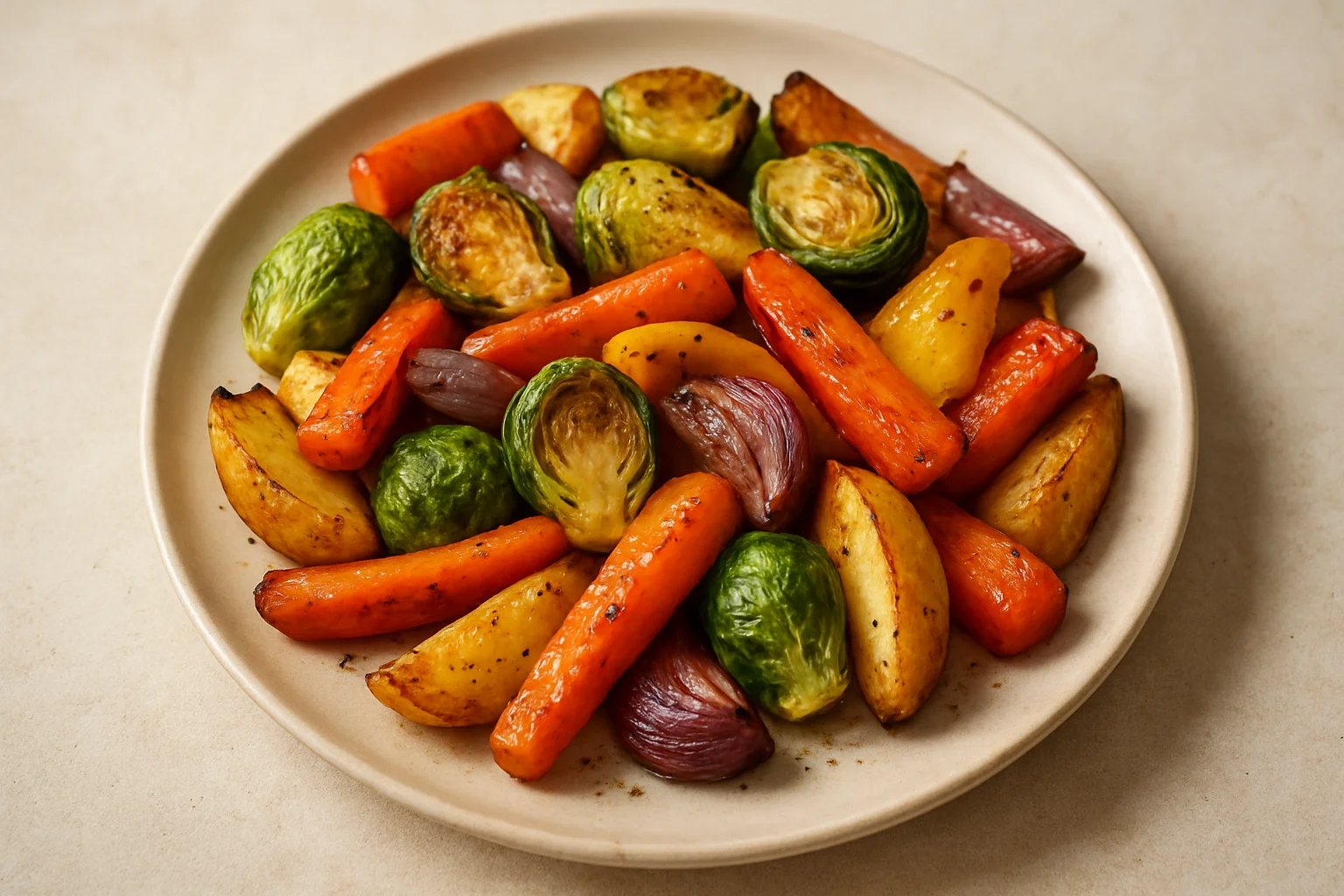 Légumes rôtis au four