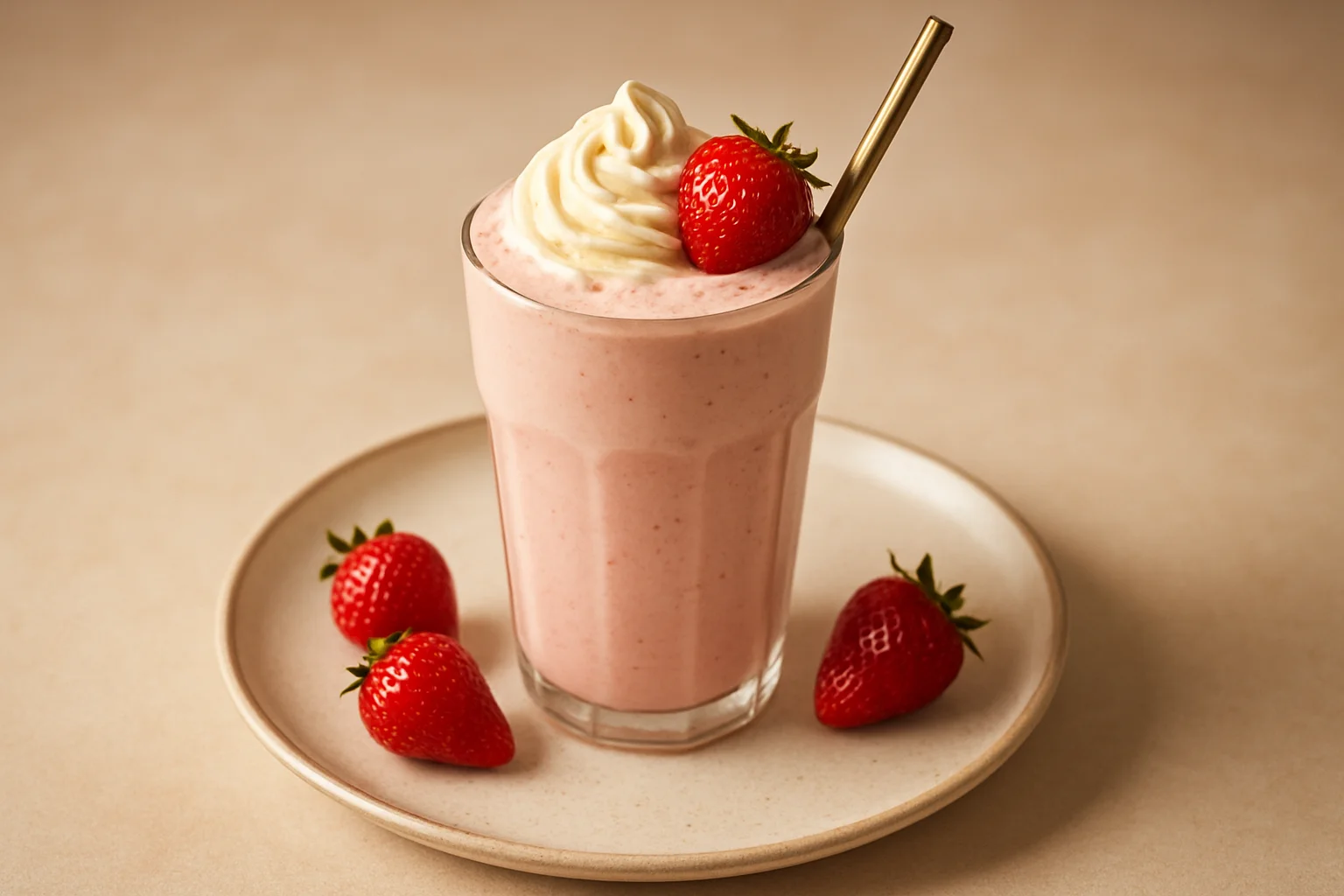 Milkshake à la fraise