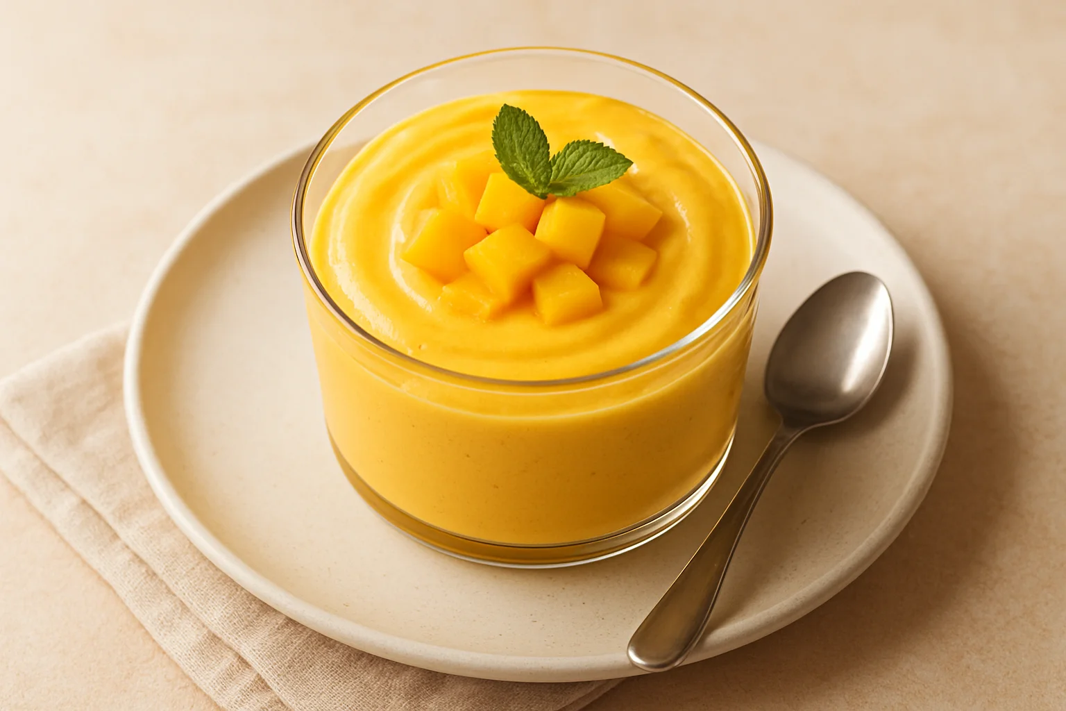 Mousse à la mangue