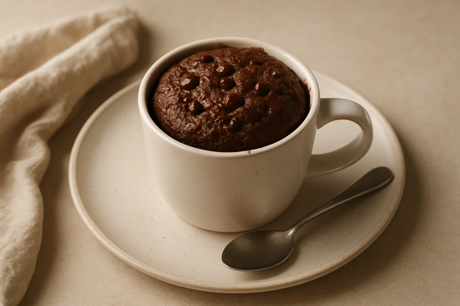 Mug cake au chocolat