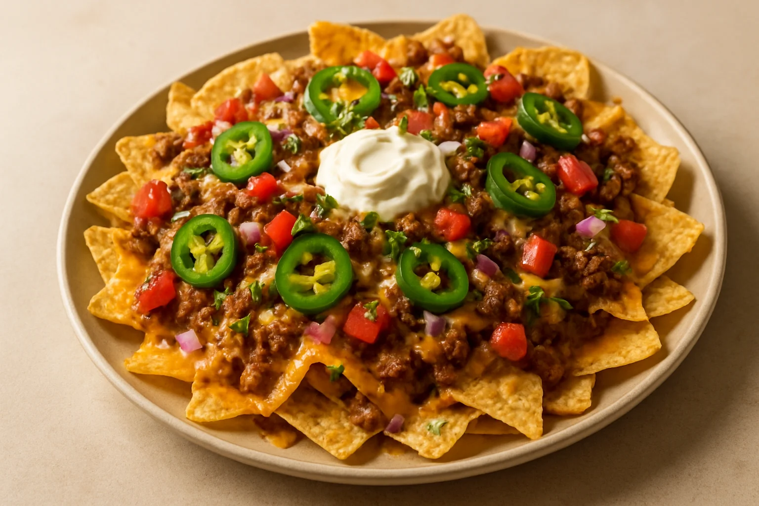 Nachos gratinés