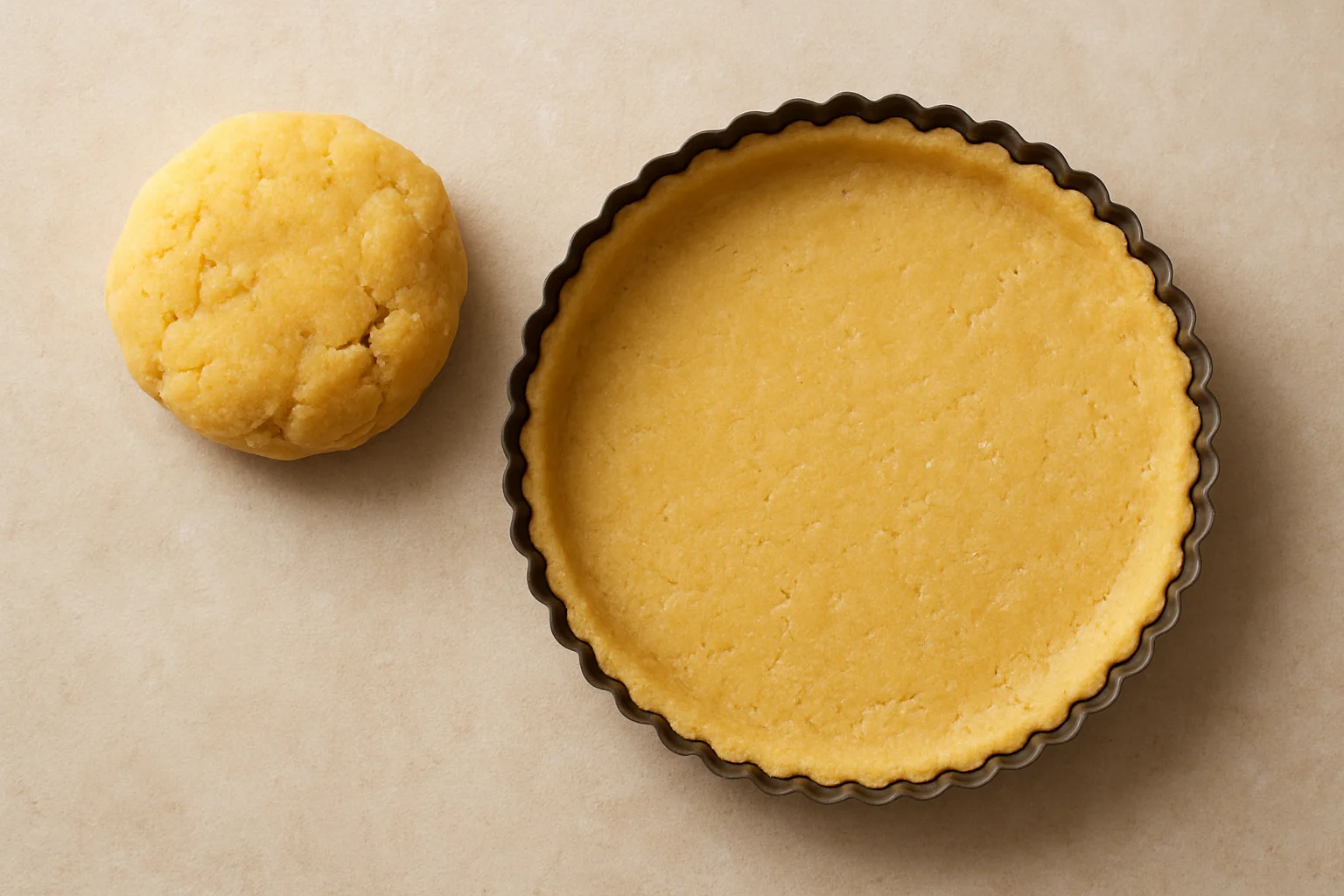 Pâte sablée maison (sucrée)