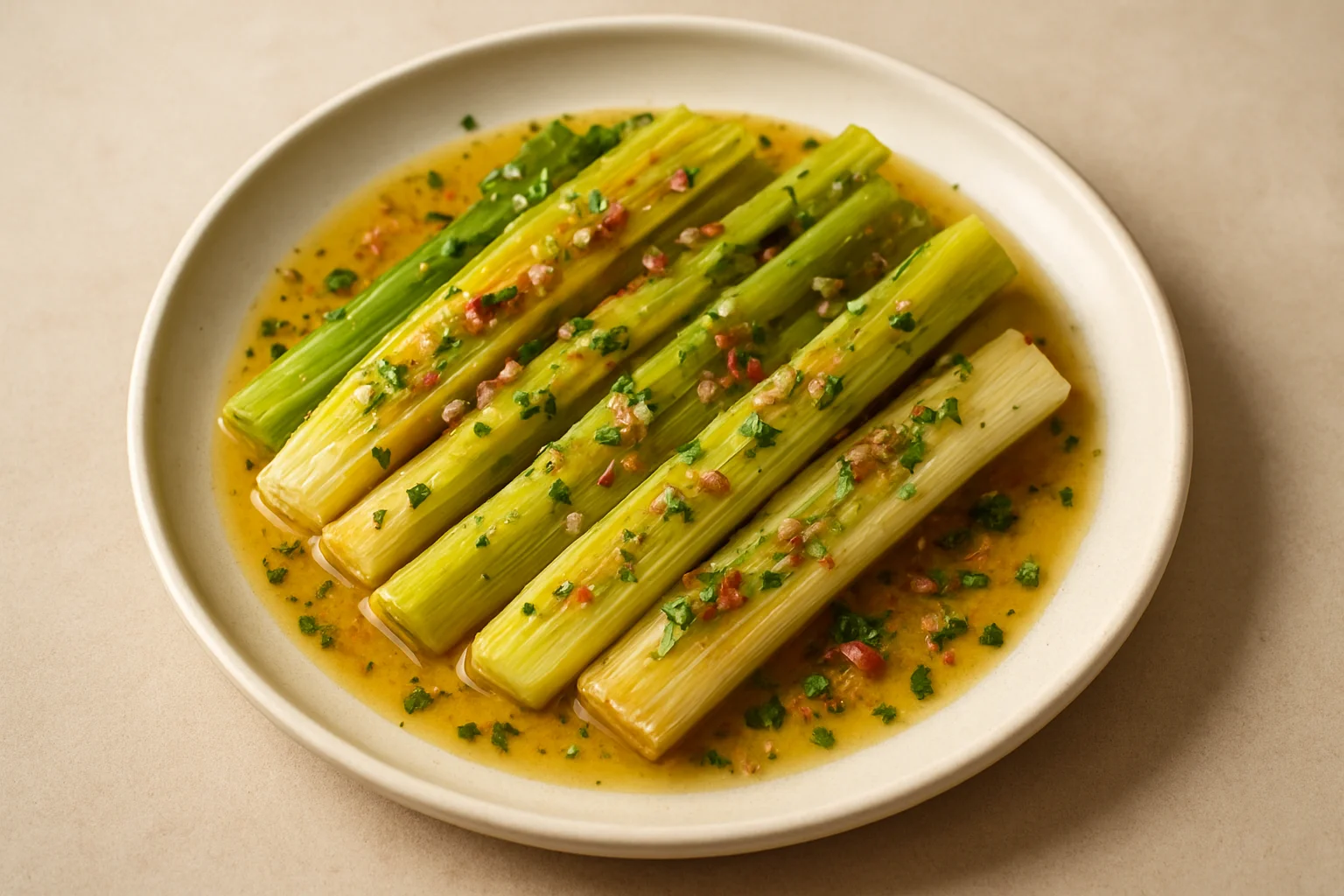 Poireaux vinaigrette