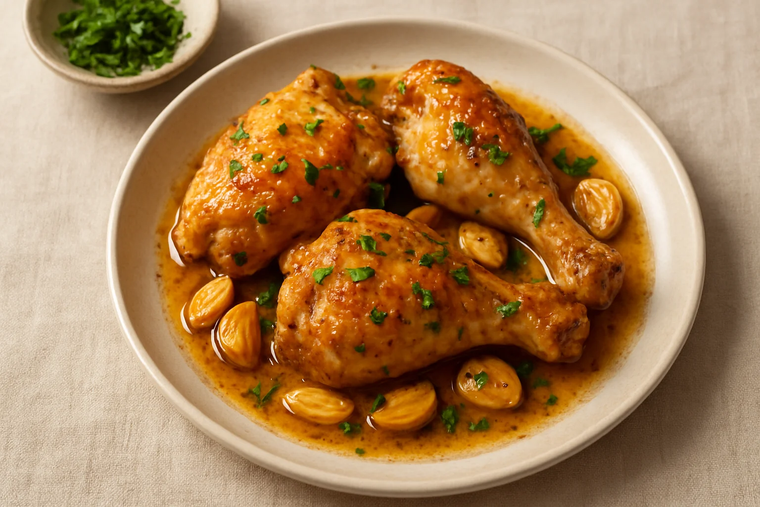 Pollo al ajillo (poulet à l'ail)