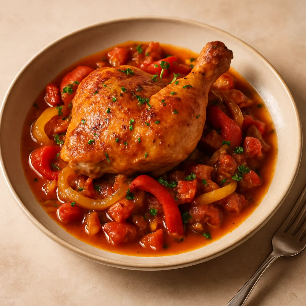 Poulet basquaise