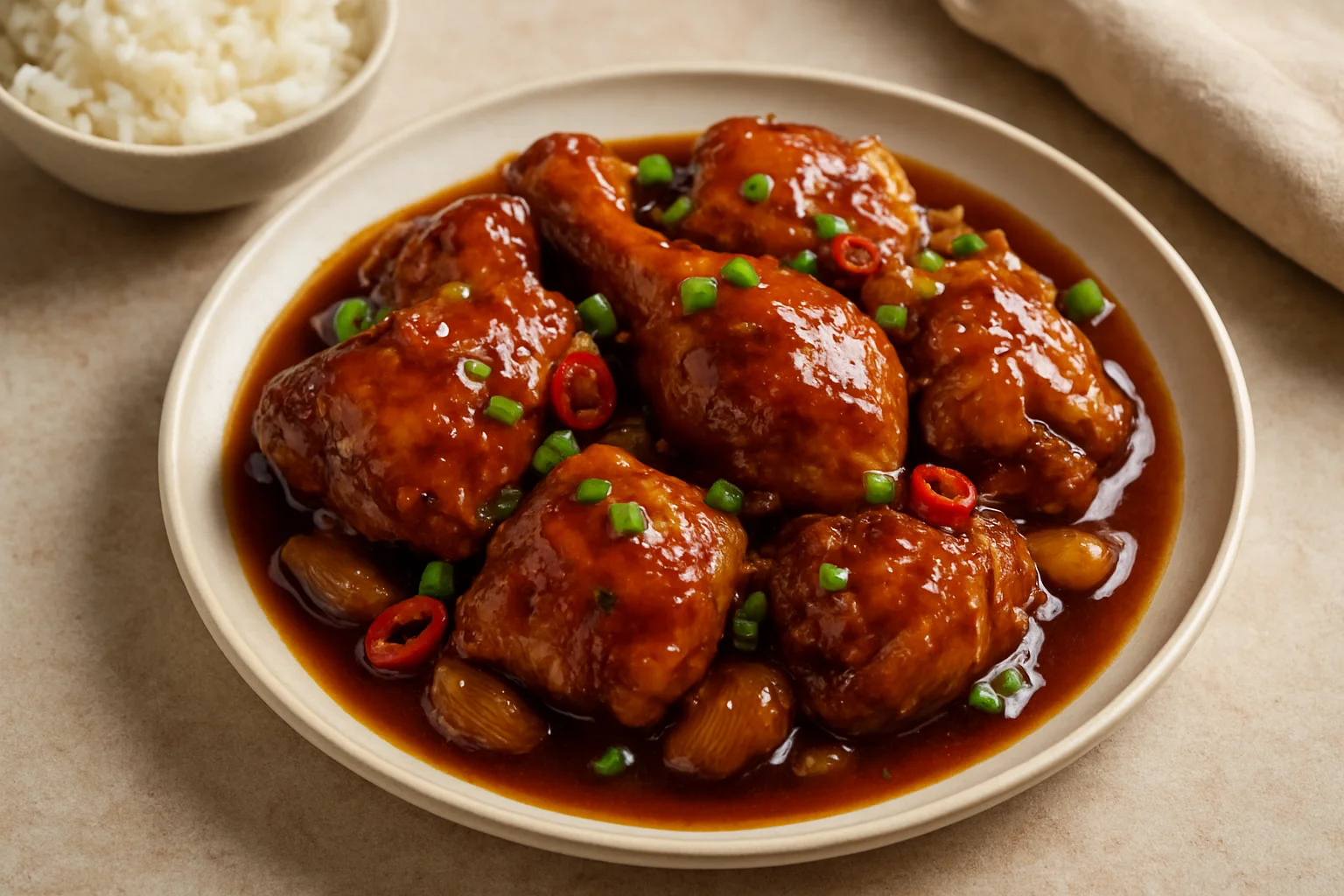 Poulet au caramel vietnamien