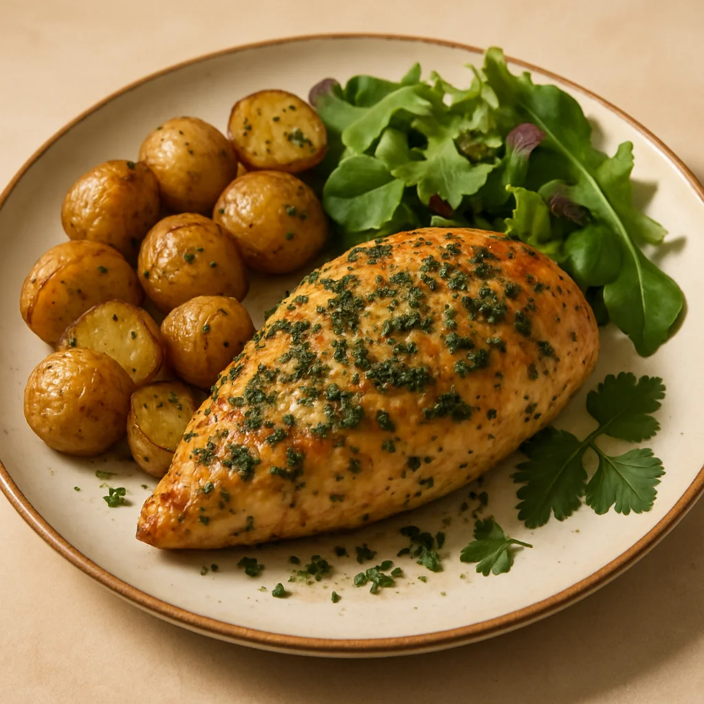 Poulet aux herbes