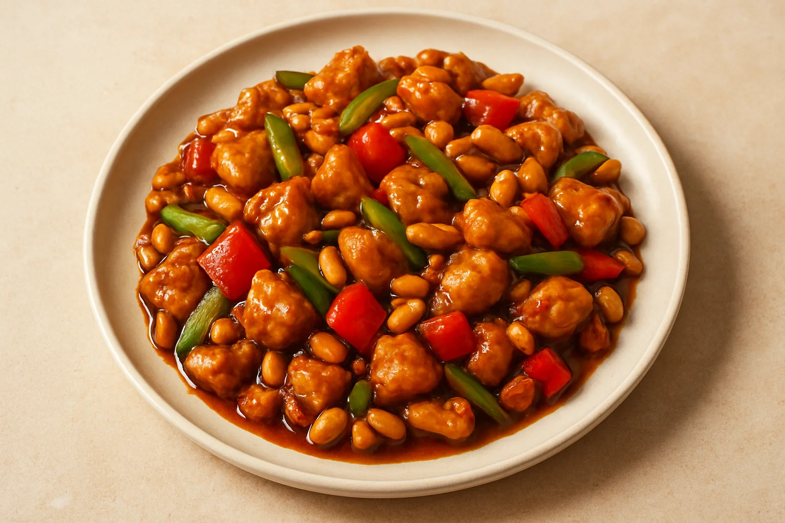 Poulet kung pao
