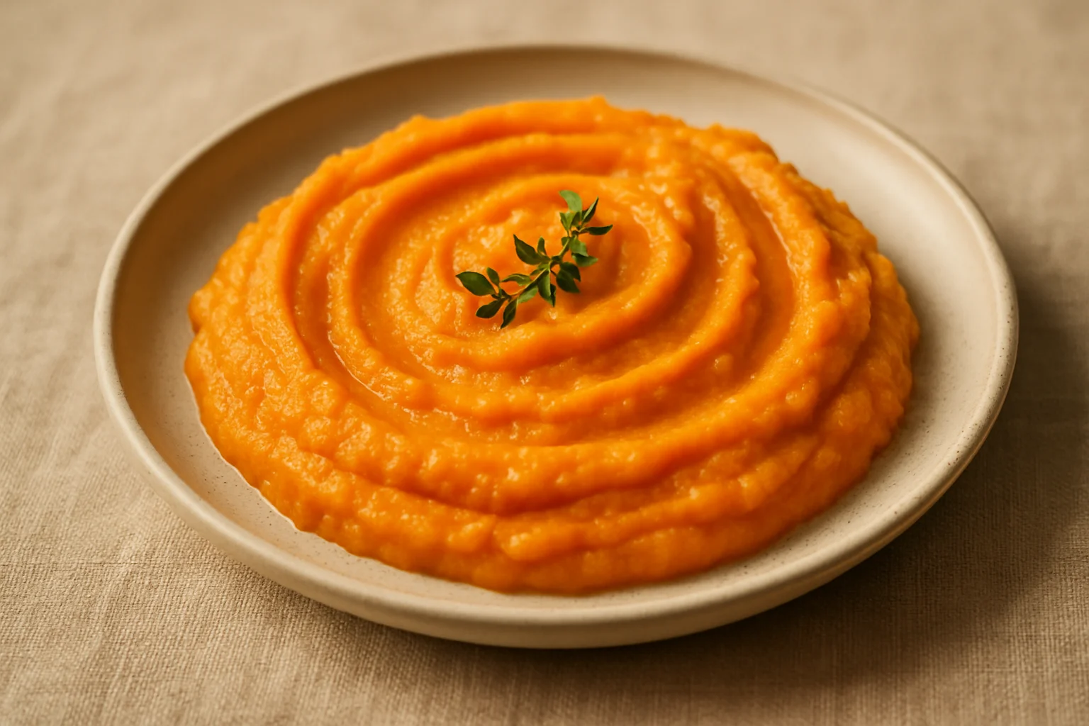 Purée de carottes