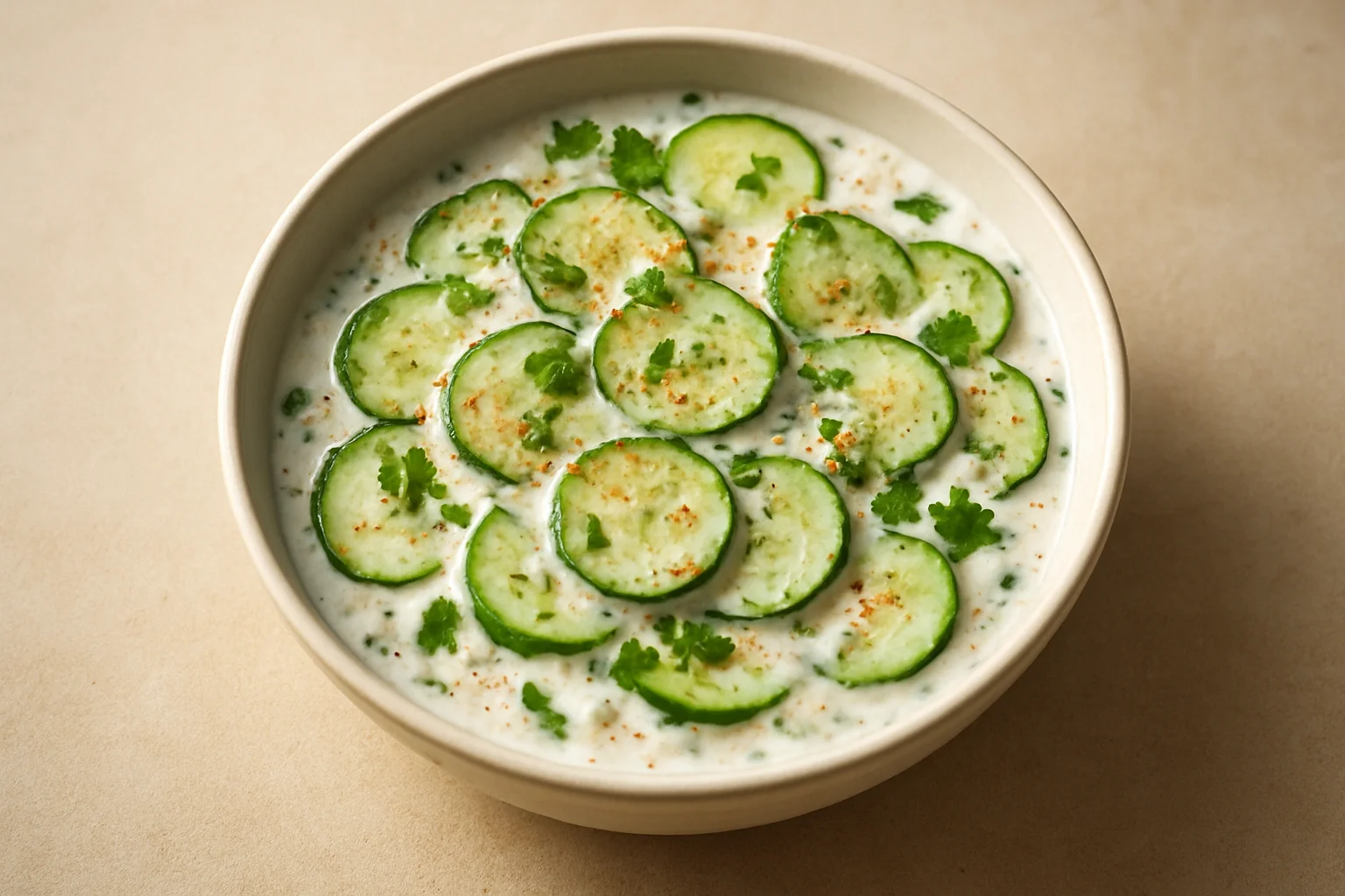 Raita concombre