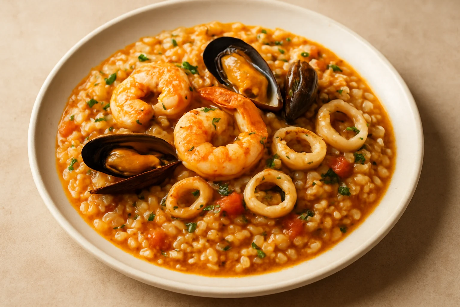 Risotto aux fruits de mer
