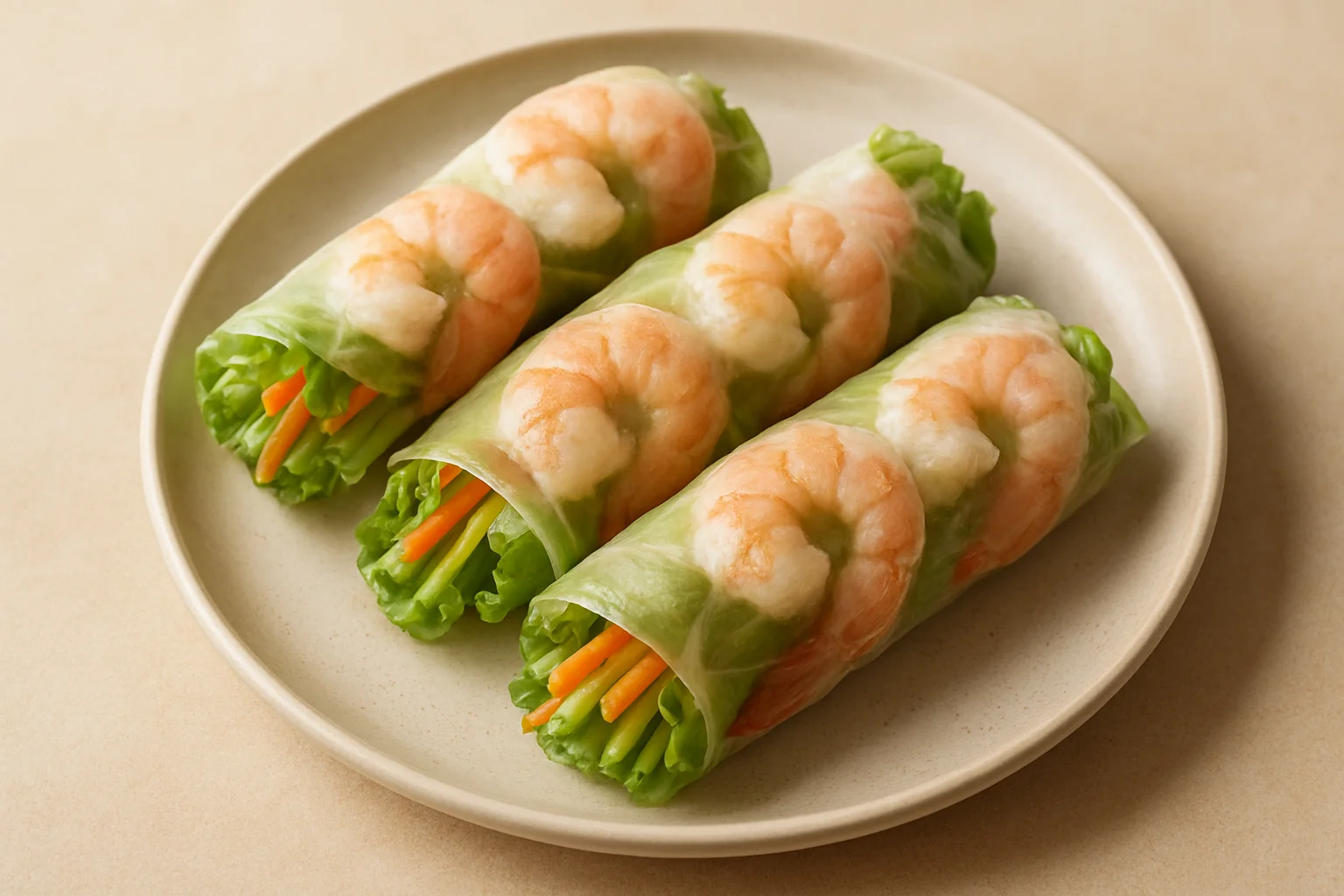 Rouleaux de printemps aux crevettes