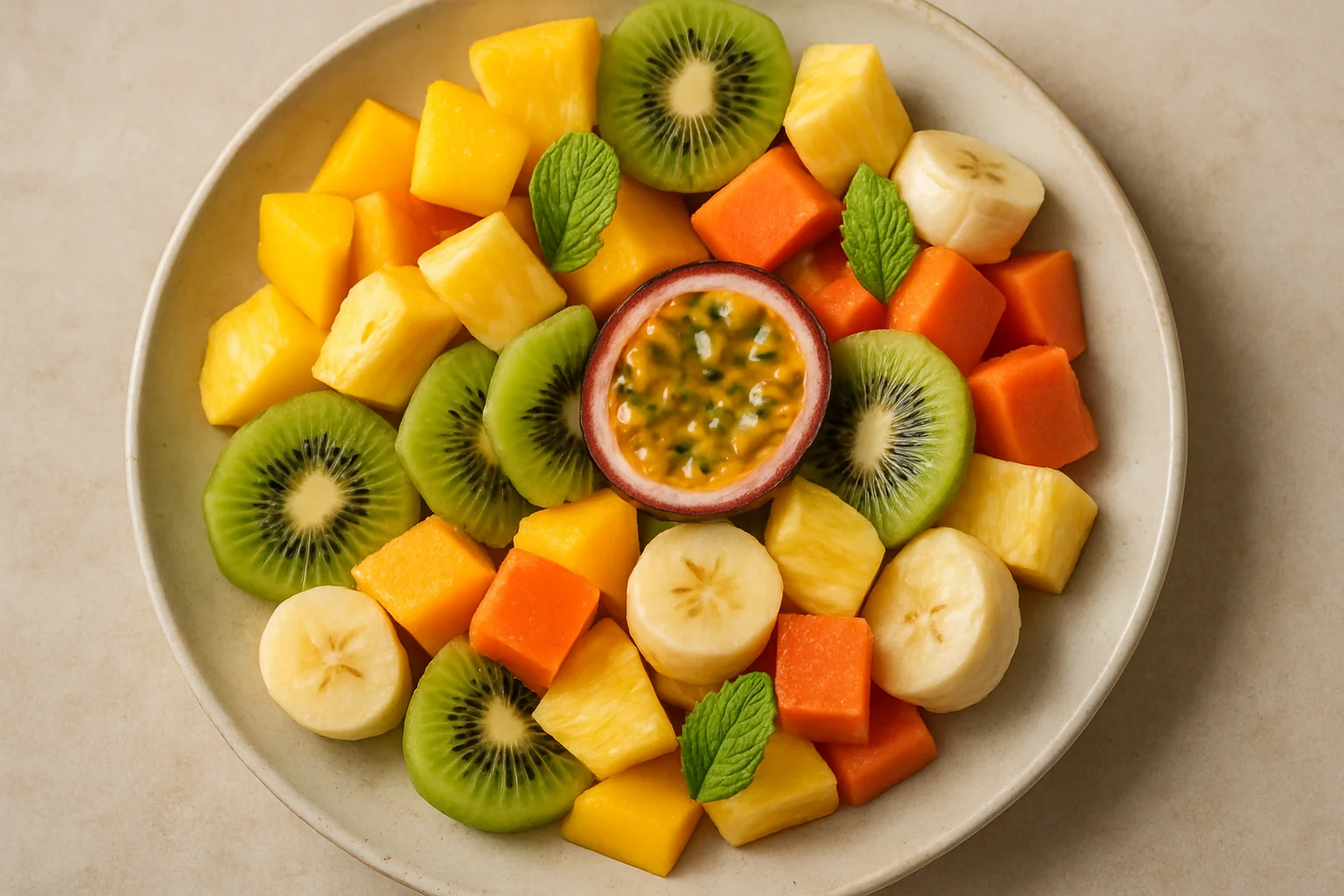 Salade de fruits exotiques