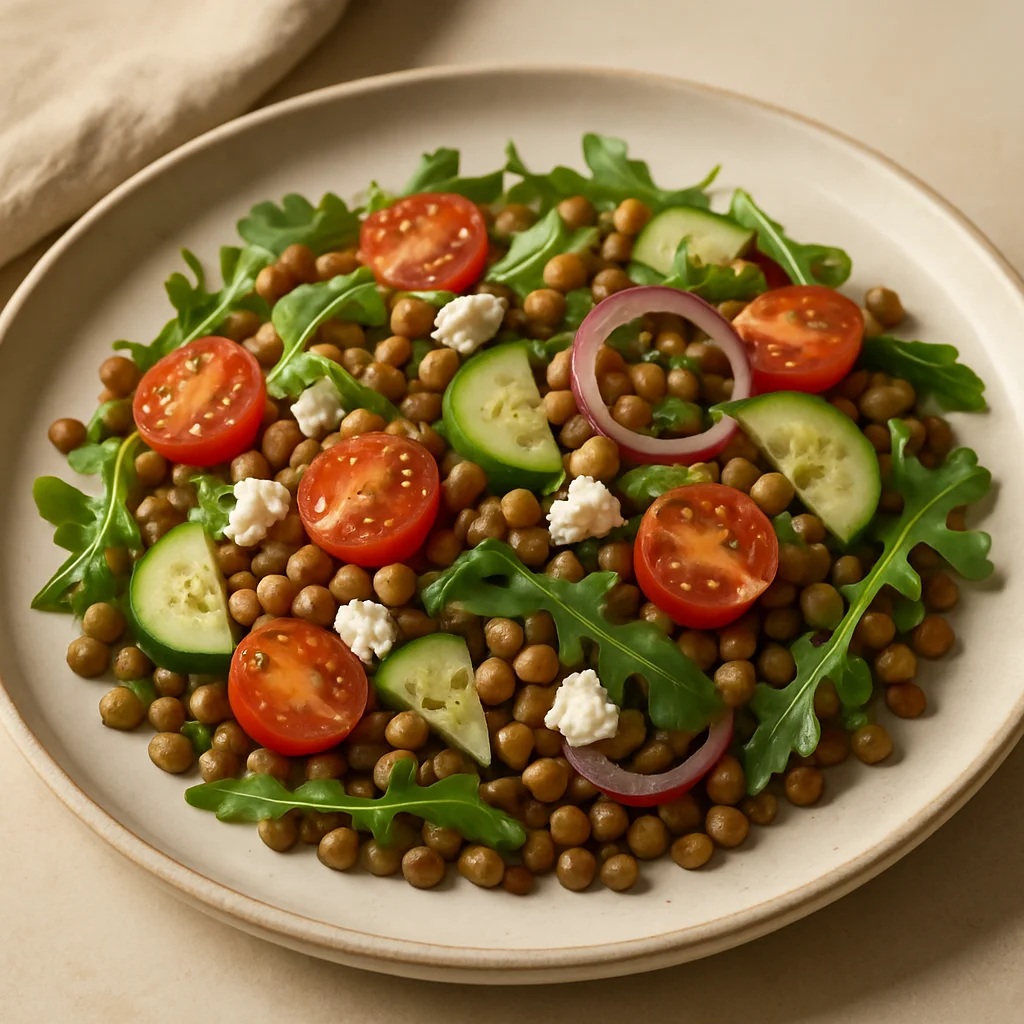 Salade de lentilles