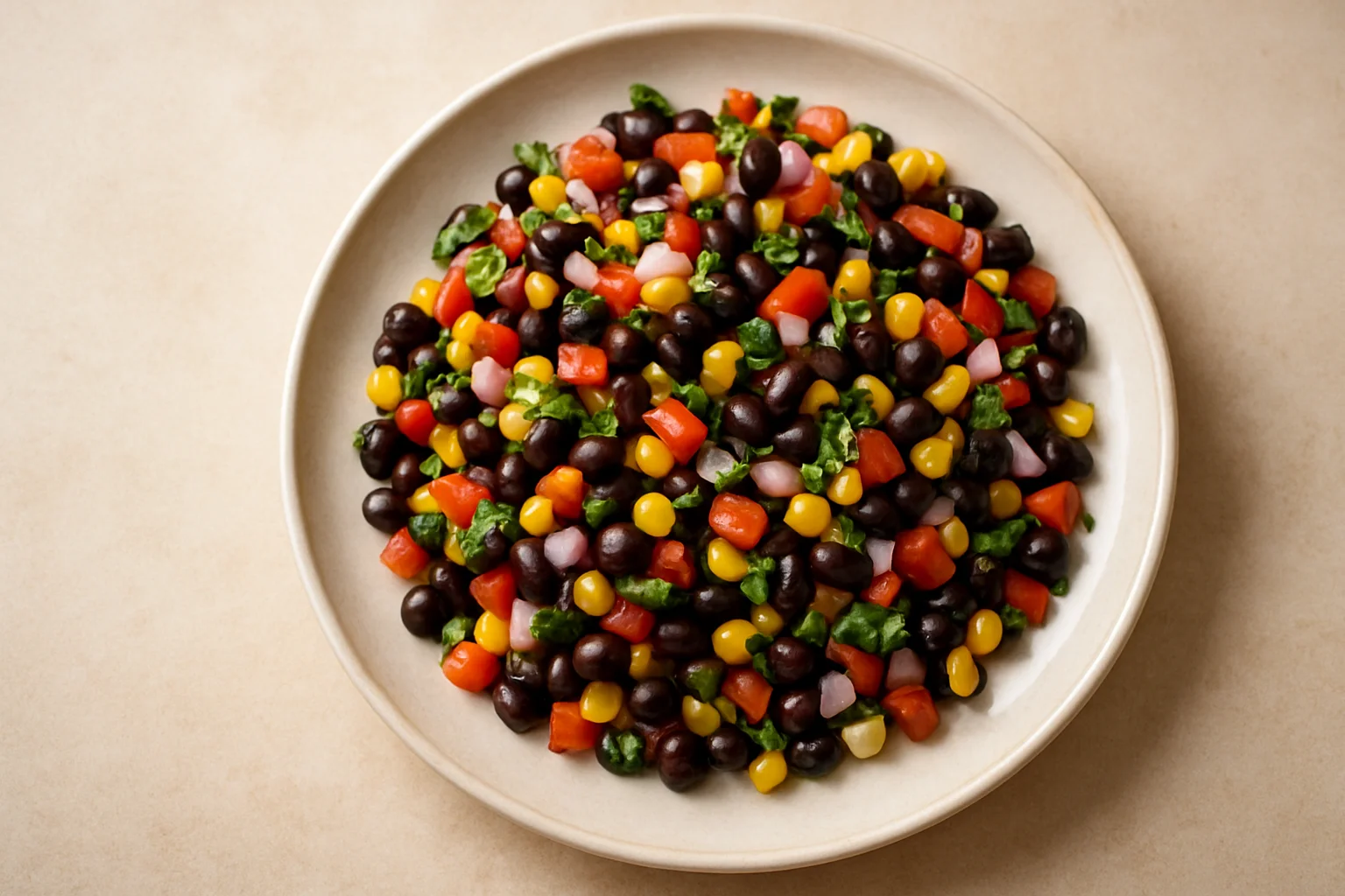 Salade mexicaine aux haricots
