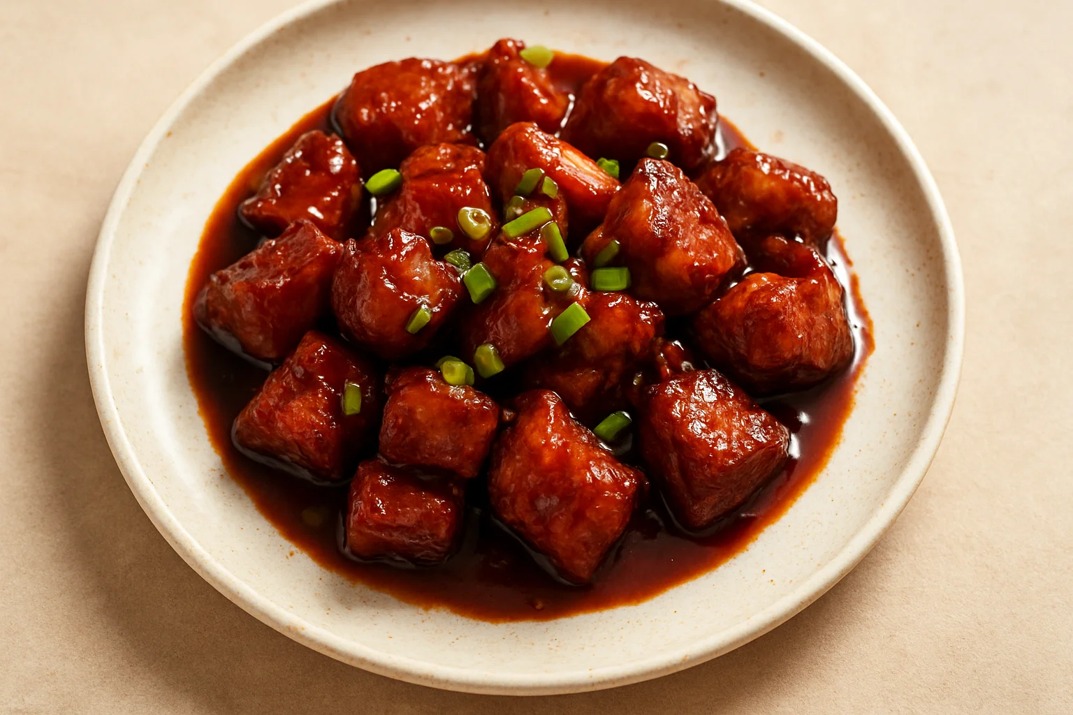 Sauté de porc au caramel
